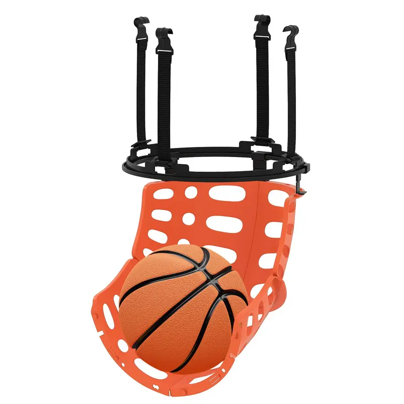 Goplus 360° drehbare Basketball-Rücklaufvorrichtung mit 4 werkzeuglos abnehmbaren Haken