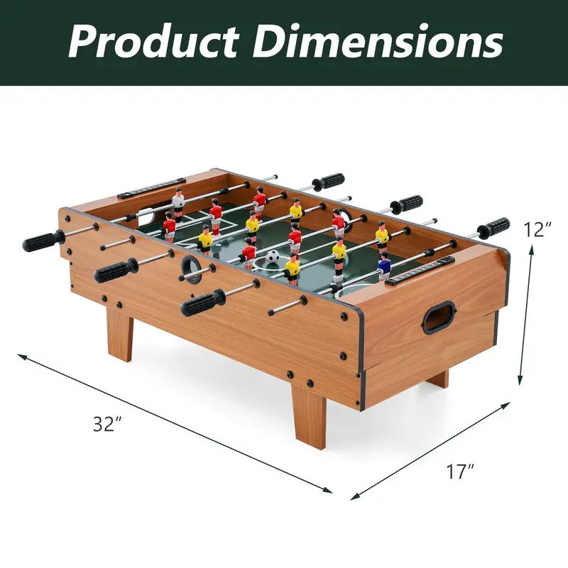 Goplus 4-in-1-Multi-Spiel-Tisch – Kombinationstisch mit Billard, Air-Hockey, Tischfußball und Tischtennis