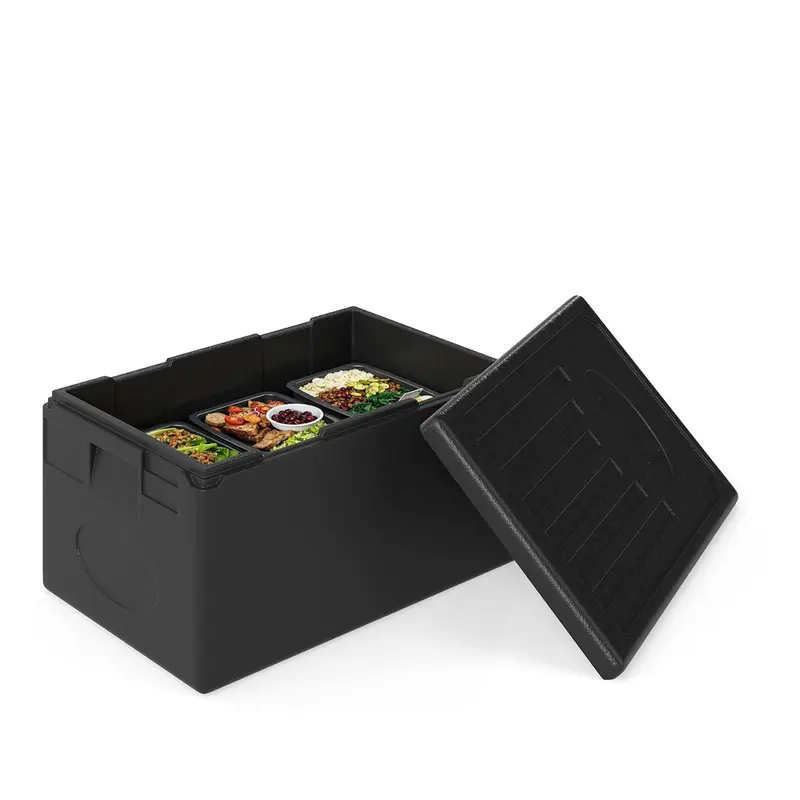Goplus 49-Qt-Top-Load-Stapelbarer Heißbox mit integrierten Griffen für Camping, Catering und Buffets