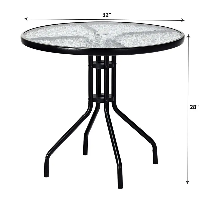 Goplus 5-teiliges Bistro-Set für den Außenbereich