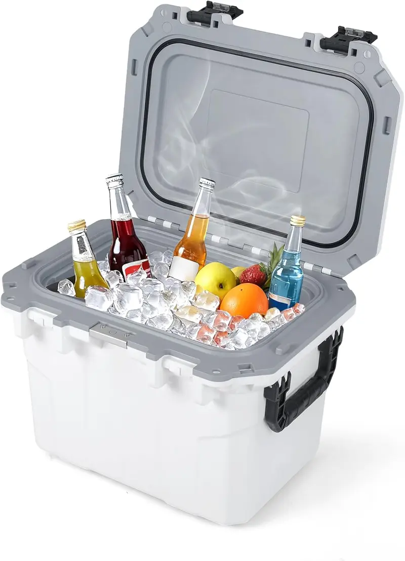 Goplus 53 QT Ultra-leichter, spritzgegossener Kühler mit Griffen und Flaschenöffner 2