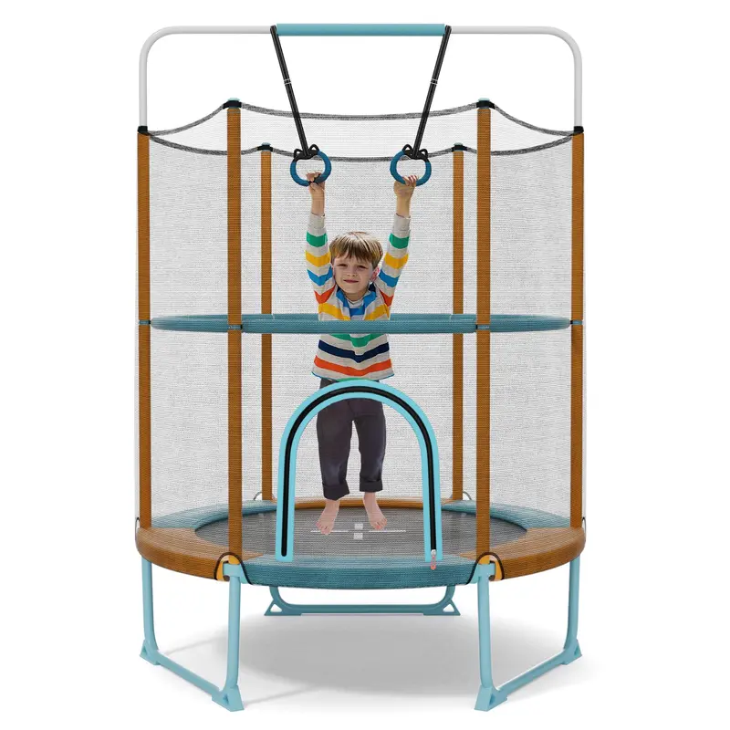 Goplus 60"-Trampolin für Kinder, 3-in-1-Trampolin für Kleinkinder
