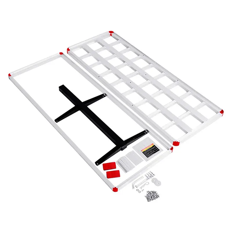 Goplus 60" x 22" Anhängerkupplungs-Bagageträger, Aluminium-Gepäckkorb für 2"-Aufnahmen