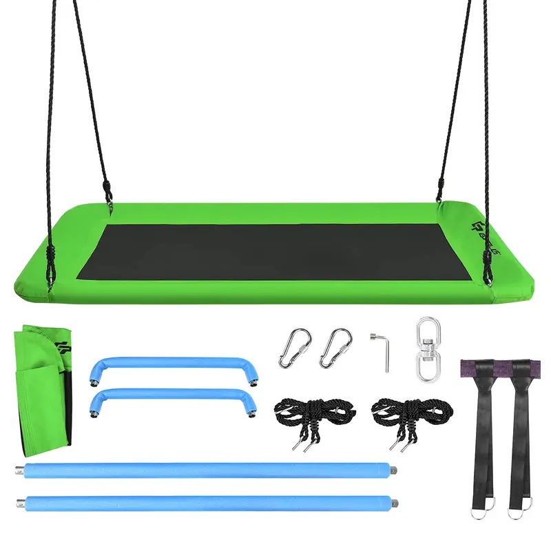 Goplus 700 lb (ca. 318 kg) große rechteckige Baumhängematte mit Plattform, 152 cm, für Kinder und Erwachsene