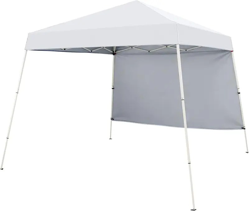 Goplus 8 × 8 ft (ca. 2,4 × 2,4 m) Pop-up-Partyzelt mit einer Seitenwand