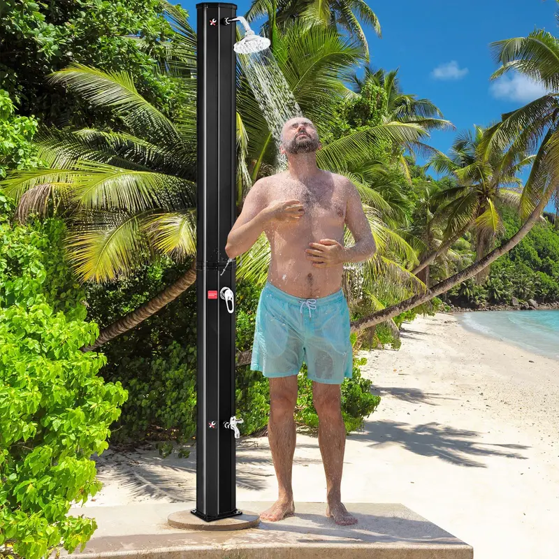 GoPlus 9,3-Gallonen-Solar-Dusche für den Außenbereich 2