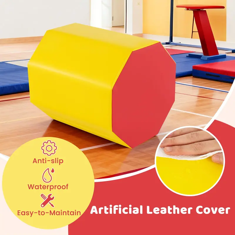 Goplus-Acht-Eck-Turnmatte für Gymnastik, 24,5" x 26"