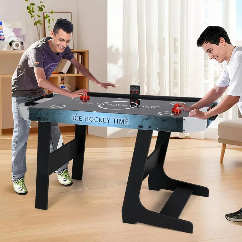 GoPlus Air-Hockey-Arcade-Spiel-Tisch, 142 cm (56 Zoll), mit digitalem LED-Punktzähler 2