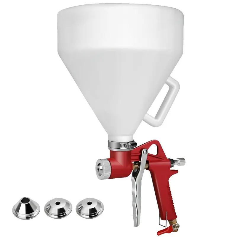 Goplus Air-Texturpistole, 5,5 Liter, für Trockenbau-Texturanstriche mit 3 Düsen (4,0 mm, 6,0 mm)