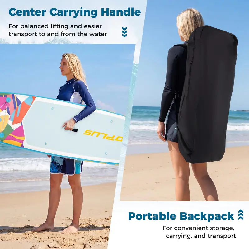 Goplus aufblasbares Stand-Up-Paddleboard (SUP), 335 cm, mit Zubehörpaket 2