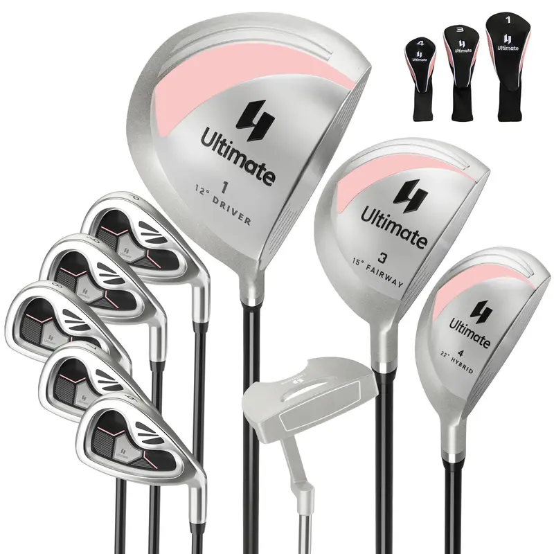 GoPlus Complete Golf-Set für Damen, 9-teilig, für Rechtshänderinnen geeignet