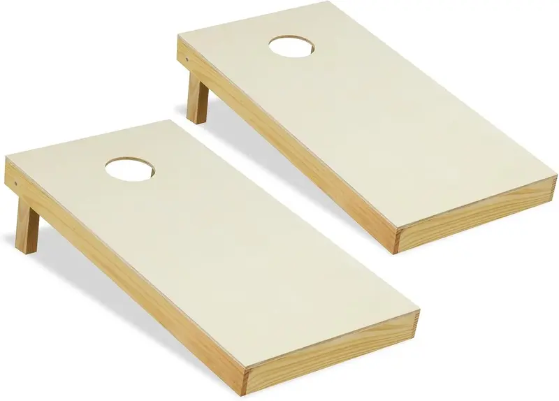 GoPlus Cornhole-Spielbrett aus massivem Holz inkl. 8 Säckchen