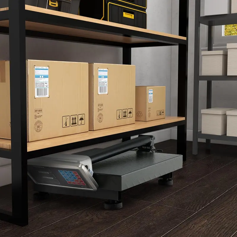 GoPlus-Digitale Plattformwaage mit 300 kg Tragkraft, professionelle elektronische Postwaage mit Preisberechnungsfunktion für lb/kg 2