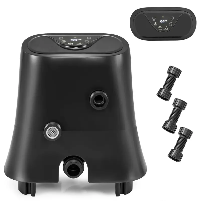 GoPlus Elektroheizpumpe für aufblasbare Whirlpools, 1350 W SPA-Steuerzentrale für Blasenfunktion, Filterung und Heizung