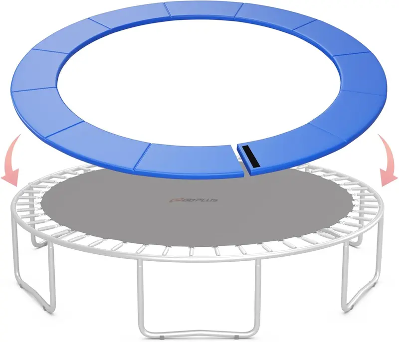 Goplus Ersatz-Trampolin-Schutzpolster ohne Aussparungen für Netzstangen 2
