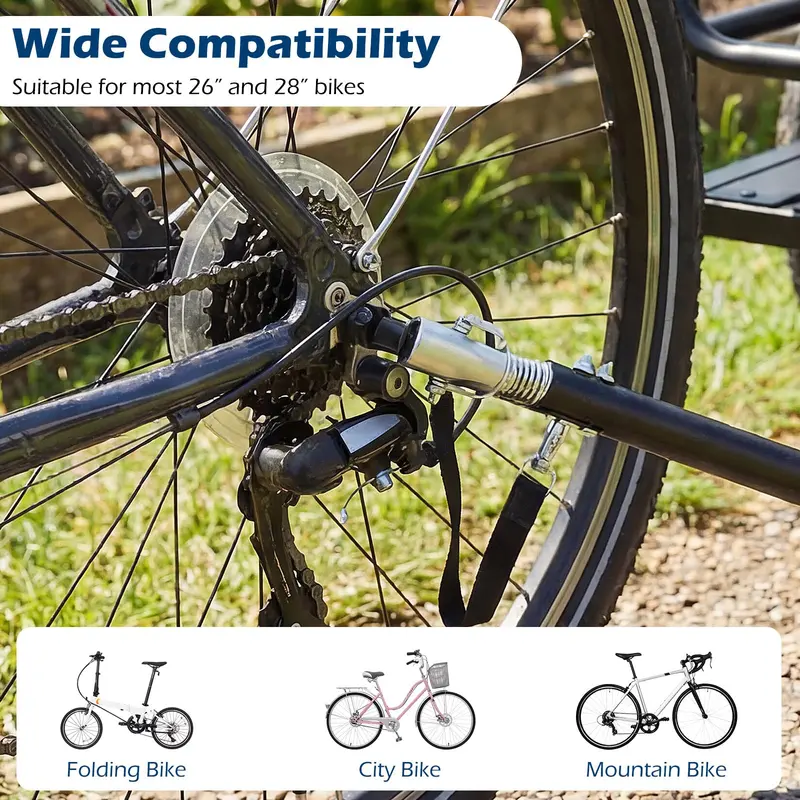 Goplus Fahrrad-Lastanhänger – Hochleistungs-Fahrradwagen (70,5" x 28" x 26")