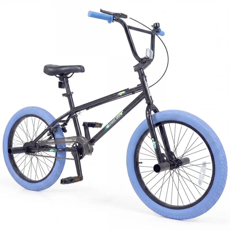 Goplus Freestyle-BMX-Fahrrad 20" für Tricks mit 360-Grad-Lenkung