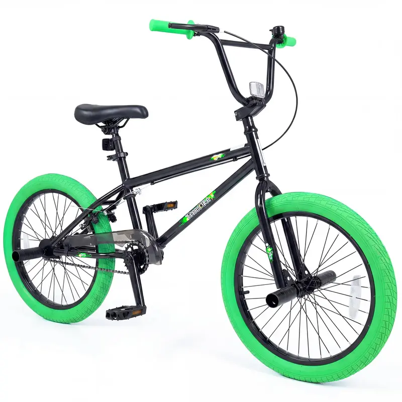 Goplus Freestyle-BMX-Fahrrad 20" für Tricks mit 360-Grad-Lenkung