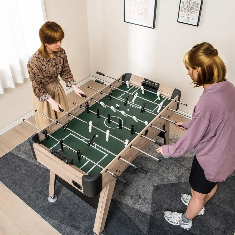 GoPlus-Fußballtisch für Erwachsene, 137 cm (54 Zoll), Wettkampf-Größe mit 2 Bällen und 26 Figuren 2