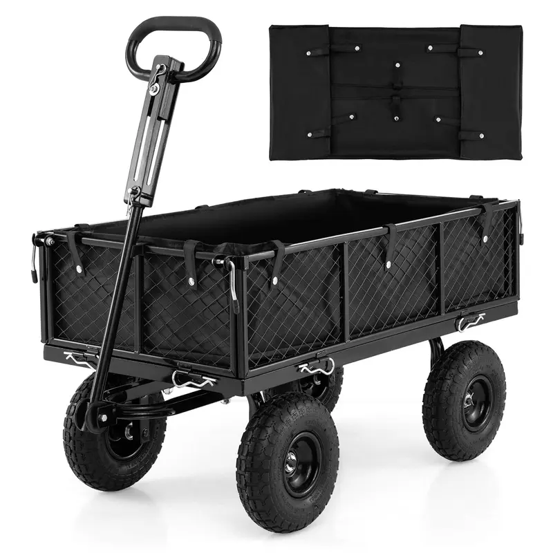 GoPlus-Gartenwagen, 400 kg Tragkraft