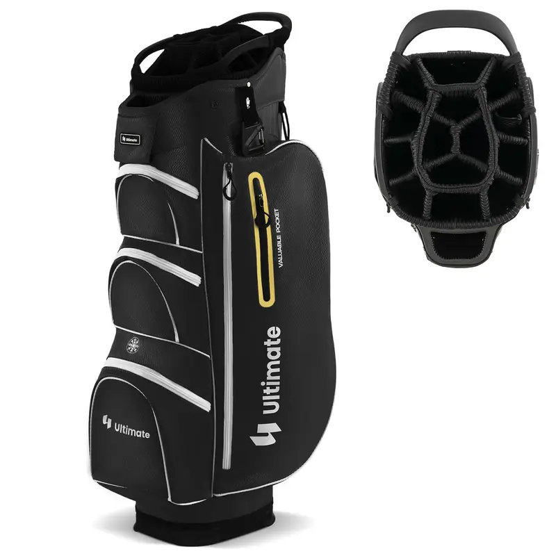 GoPlus Golf-Cart-Tasche mit 15-Fach-Top-Teiler