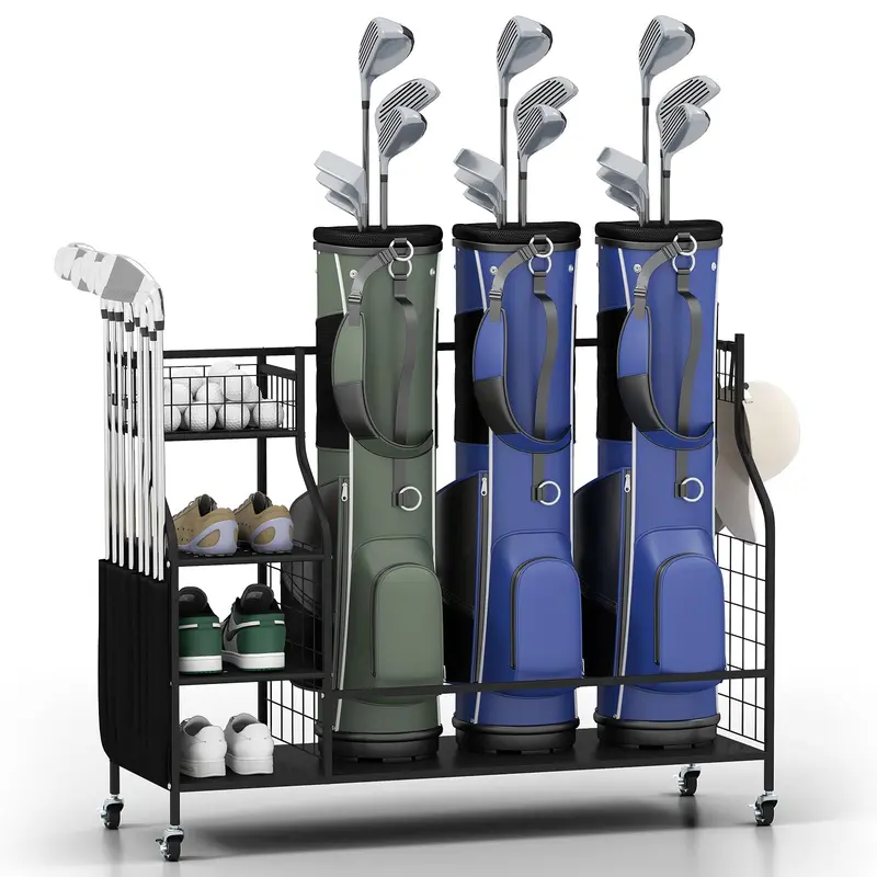 GoPlus Golf-Taschen-Organizer für Schläger, Bälle und Golfausrüstungszubehör