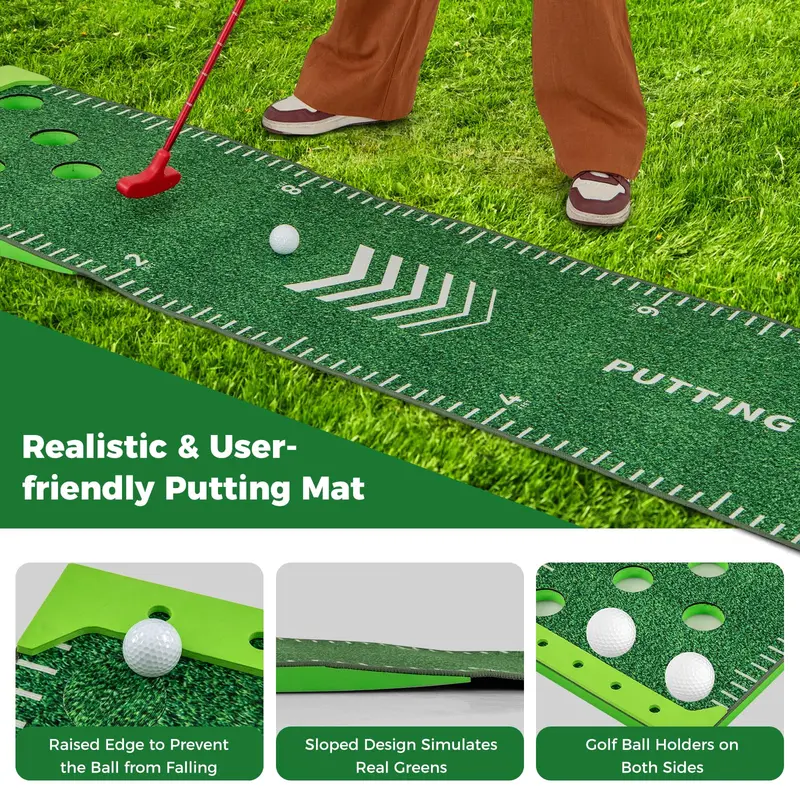 Goplus Golfspielset mit 2 verstellbaren Putter und 6 Bällen 2