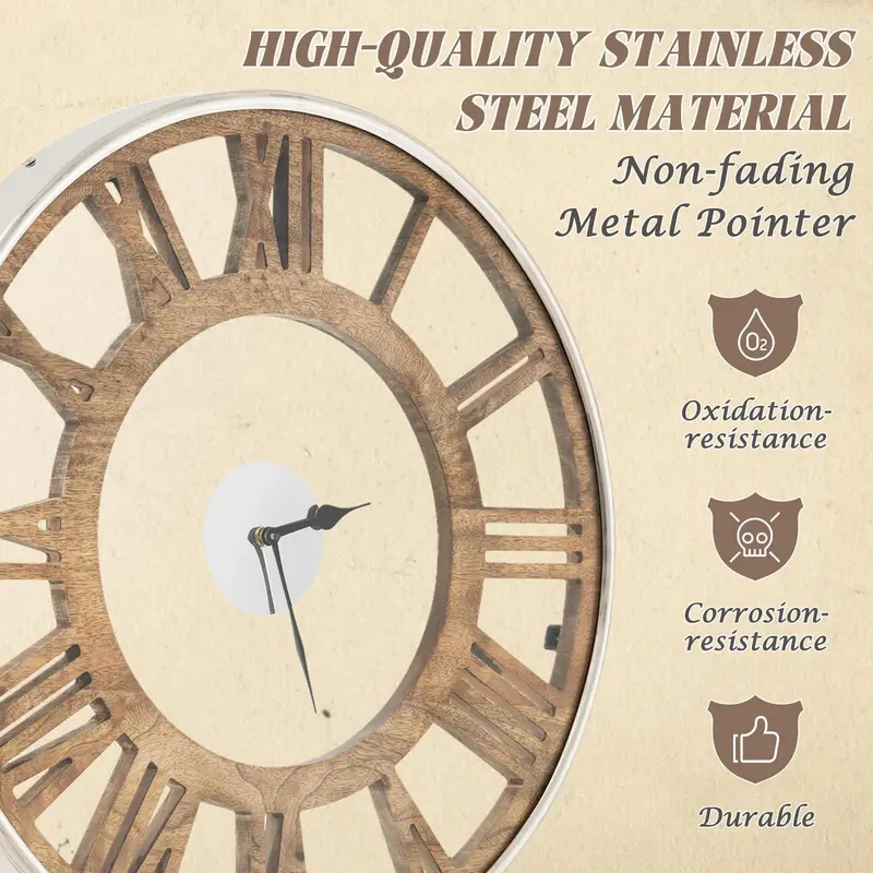 GoPlus Große Wanduhr