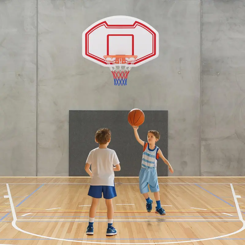 GoPlus Großer wandmontierter Basketballkorb für Innen- und Außenbereich mit 36" x 24" splitterfestem Rückwand