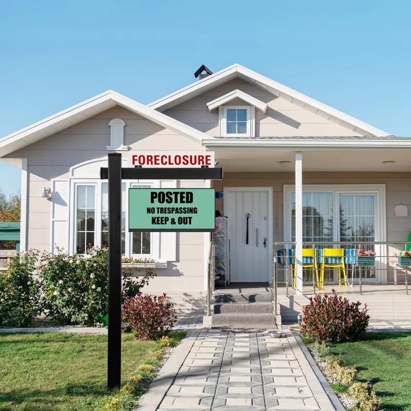 GoPlus-Grundstücks-Schilderständer aus Vinyl für Immobilienmakler (4" × 4" × 72") mit flachem Abschlussdeckel für „Offene Tür“ und „Zu verkaufen“