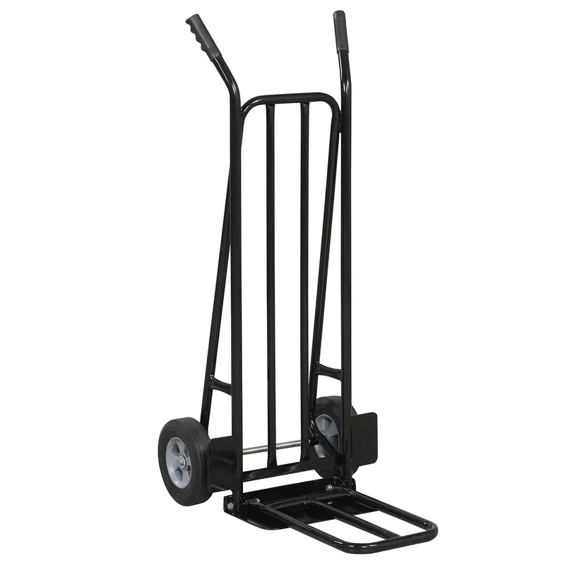 Goplus Handtruck Dolly – Hochleistungs-Metall-Transportwagen mit zweifach klappbaren Nasenplatten