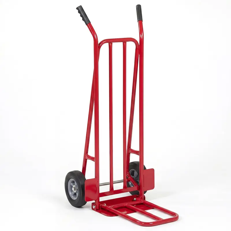 Goplus Handtruck Dolly – Hochleistungs-Metall-Transportwagen mit zweifach klappbaren Nasenplatten