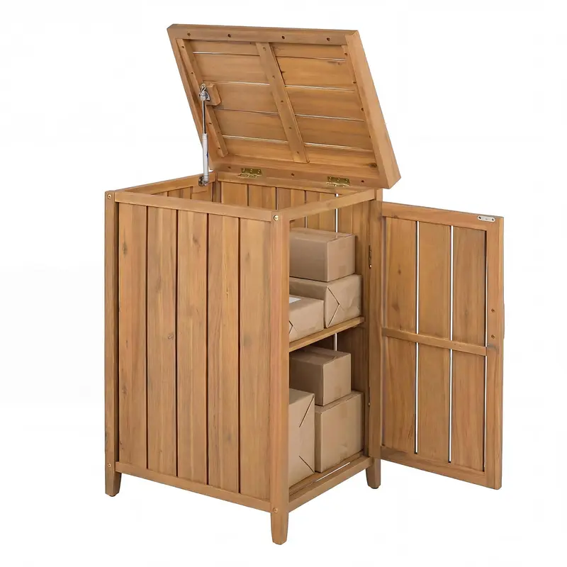 GoPlus Holz-Paket-Abgabekasten für den Außenbereich