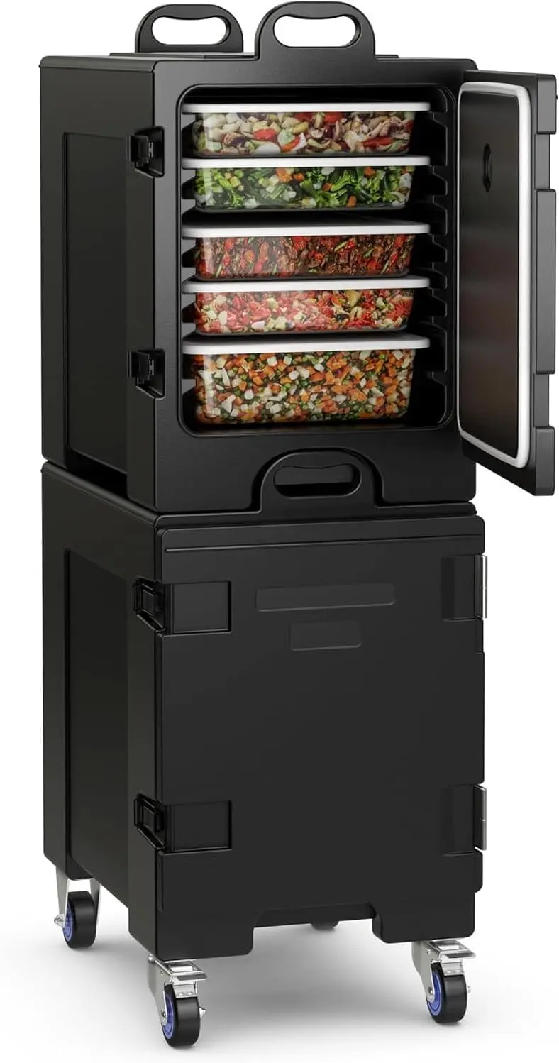 Goplus isolierter Lebensmittel-Pan-Träger für 5 Full-Size-Pfannen