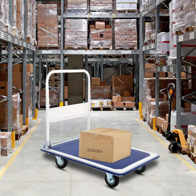 GoPlus Klappbare Plattform-Transportkarre mit 300 kg Tragkraft 2