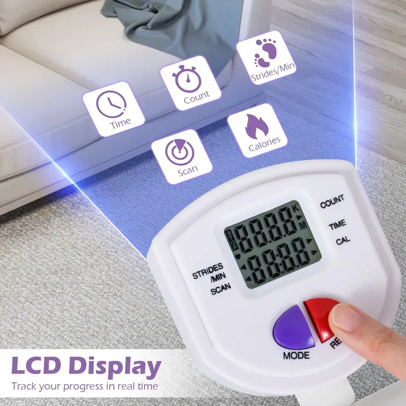 Goplus klappbarer Bauchtrainer mit 6 Neigungswinkeln und LCD-Display