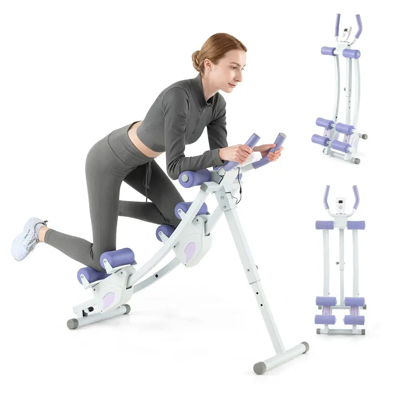 GoPlus klappbarer Core- und Bauchtrainer, AB-Trainingsgerät, Fitnessgerät