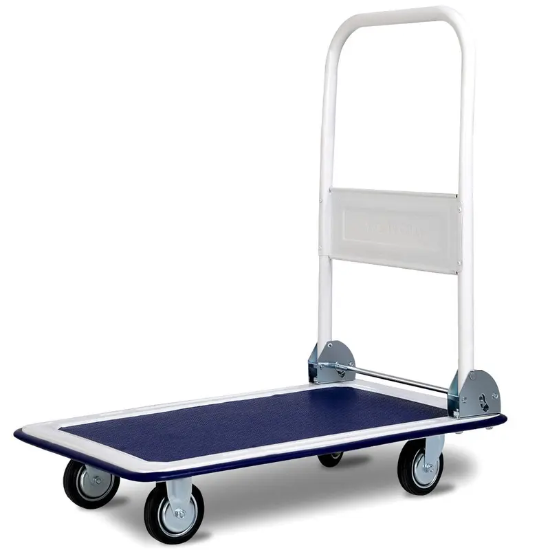 Goplus Klappbarer Plattformwagen – 150 kg Tragkraft, rollender Flachwagen