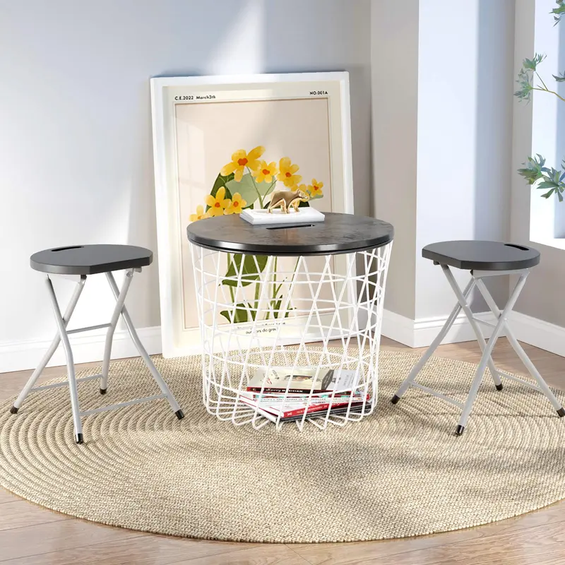 Goplus Klapphocker, 71 cm klappbarer Campinghocker für Erwachsene mit Tragkraft bis 150 kg