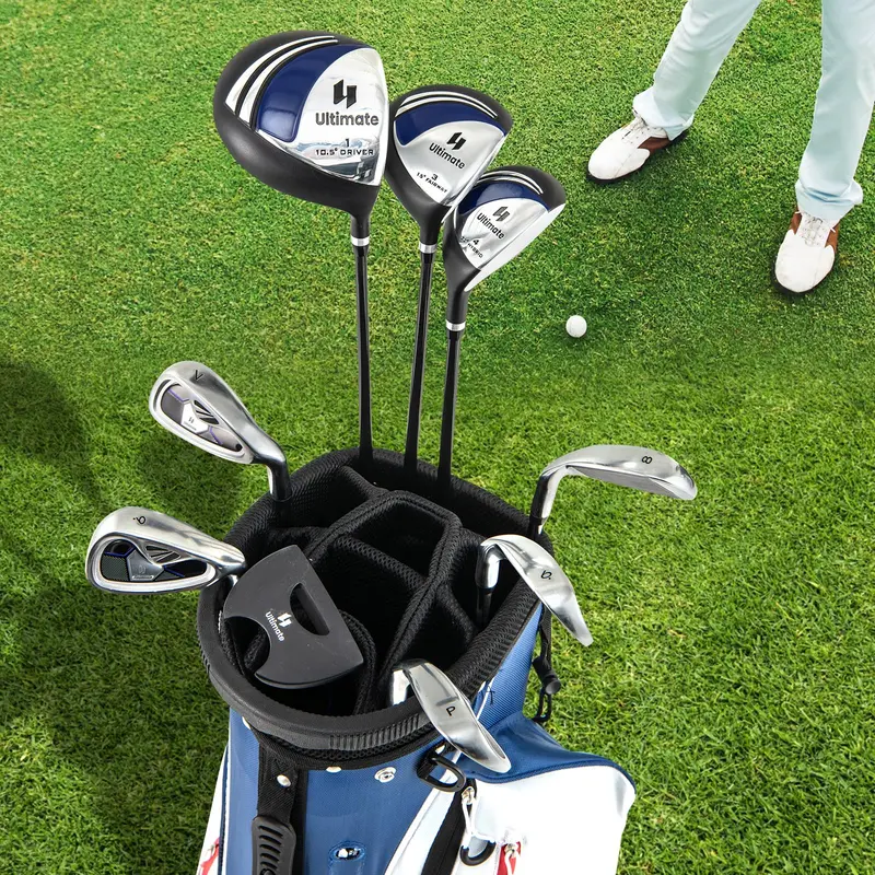 GoPlus Komplett-Golfclub-Set für Herren, 9-teilig mit Standbag, für Rechtshänder 2