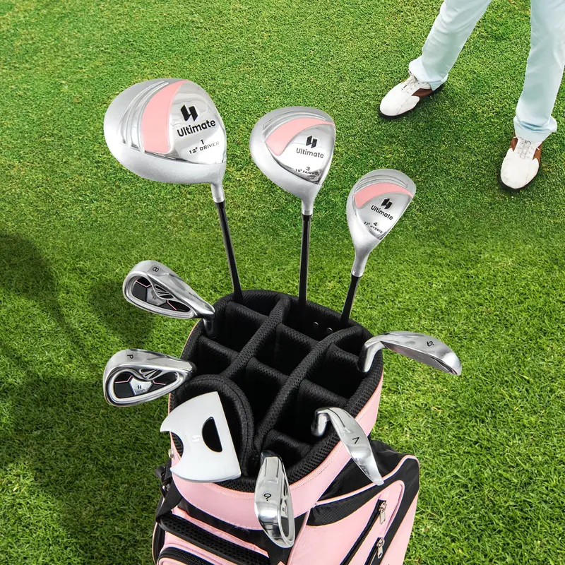 GoPlus Komplettes Golfschlägerset für Damen, 9-teilig mit Caddytasche 2