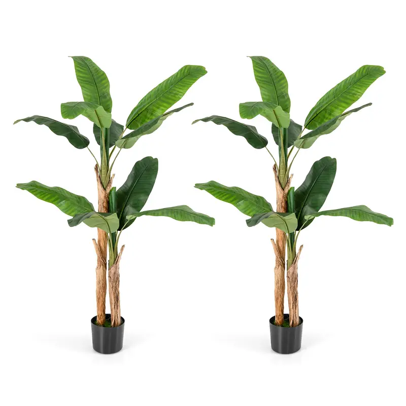 GoPlus Kunst-Bananenbaum, 167 cm hoch