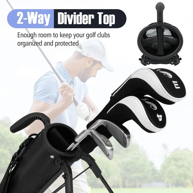 Goplus leichter Golf-Standbag für Pitch & Putt – Golftasche zum Tragen