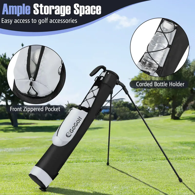 Goplus leichter Golf-Standbag für Pitch & Putt – Golftasche zum Tragen
