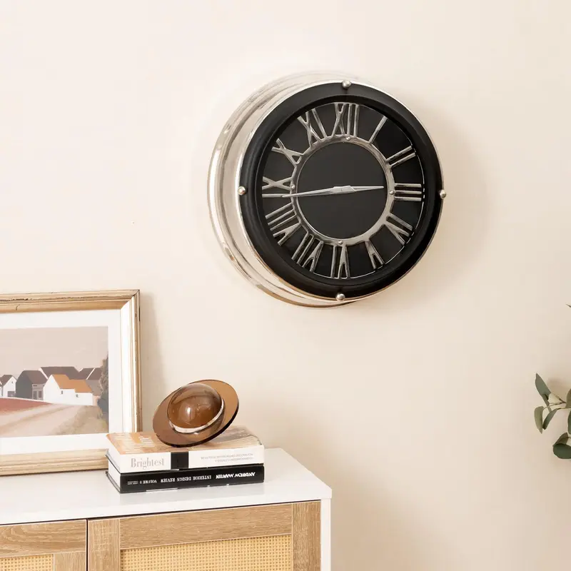 GoPlus-Leise-Wanduhr, moderne Uhr ohne Ticken 2