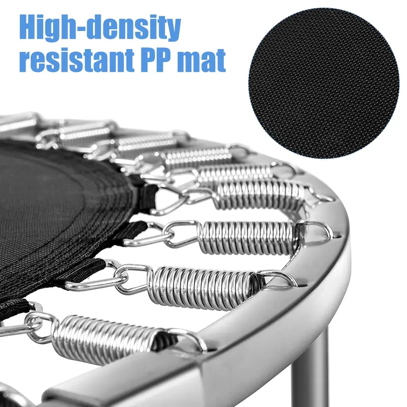 Goplus Minitrampolin mit Klappfunktion, 36 Zoll (ca. 91 cm) faltbares Fitness-Trampolin für Erwachsene
