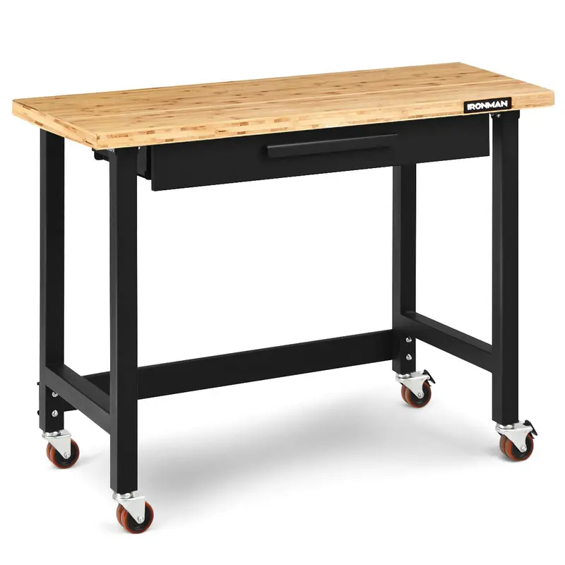 Goplus-Mobile-Arbeitstisch, 122 cm