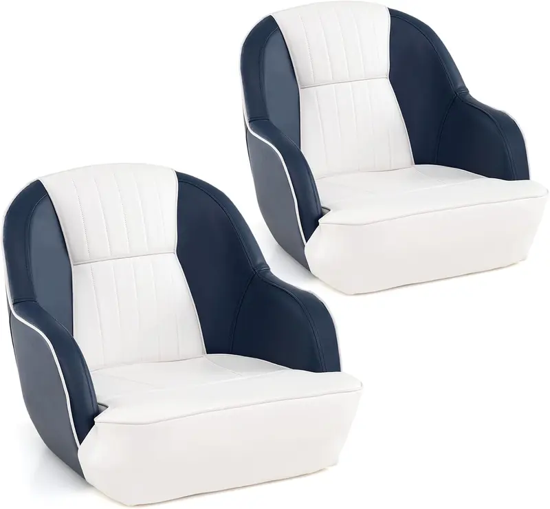 GoPlus-Pontonboot-Sitz mit dick gepolstertem Sitz | Ergonomischer Kabinen-Kommandantensitz