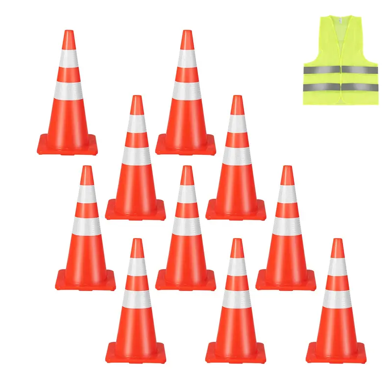 GoPlus PVC-Verkehrskonus