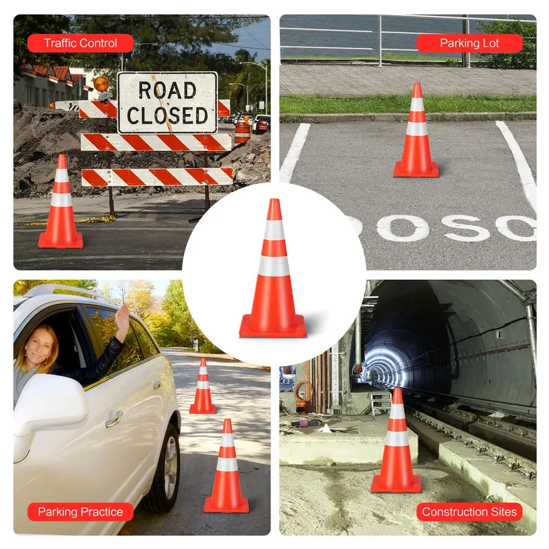 GoPlus PVC-Verkehrskonus